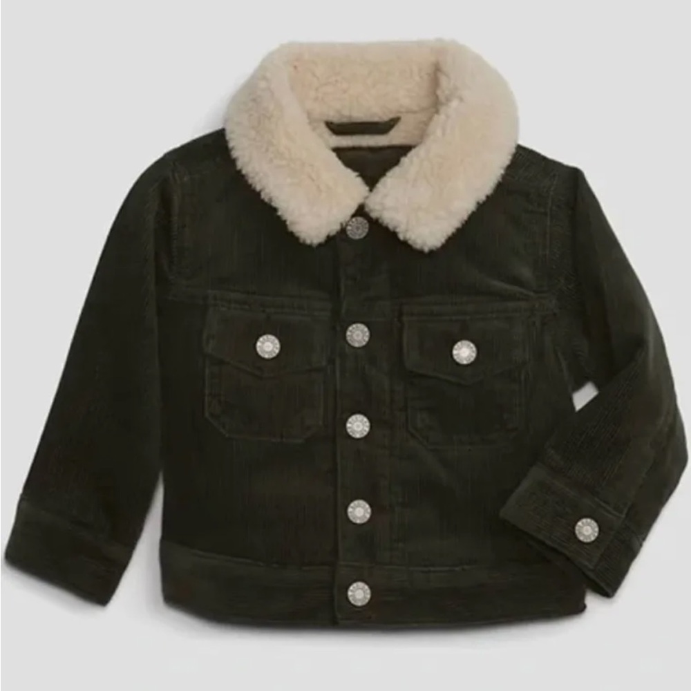 NWOT Baby Gap Corduroy Sherpa jacket